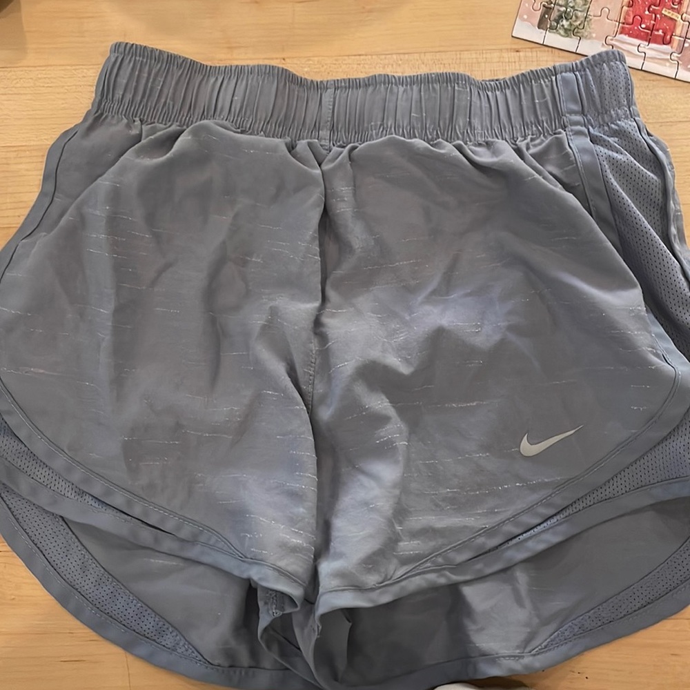 Blue Nike women shorts